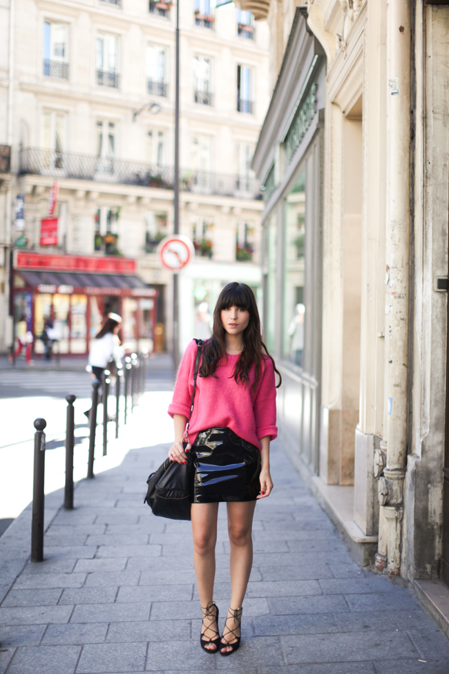 Pink sweater