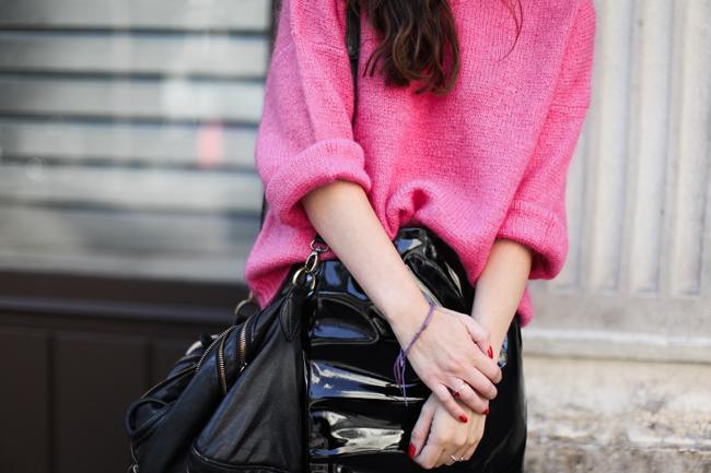 Pink sweater