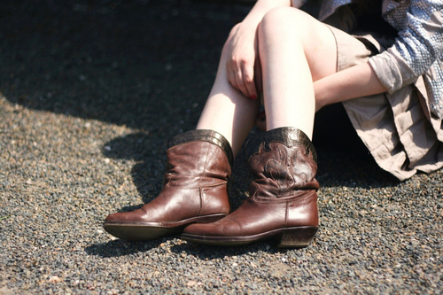 bottes vintage